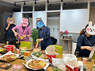 スタッフの様子